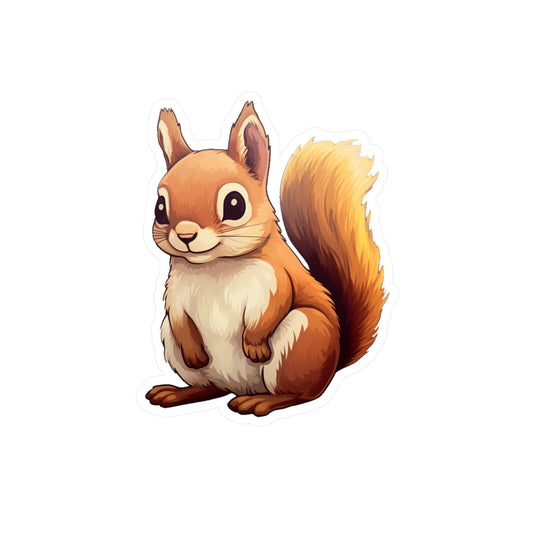 Red Squirrel Sticker