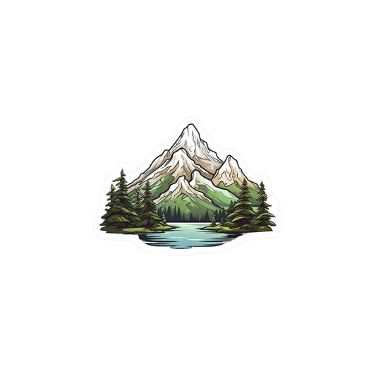 Snowy Mountains Sticker