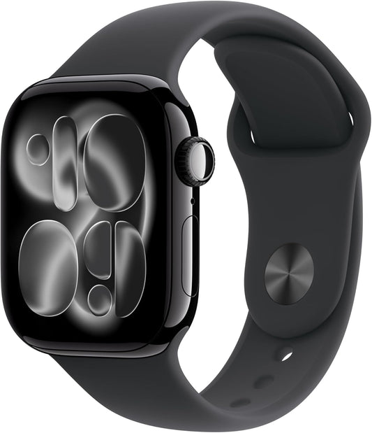 Apple Watch Series 11 [GPS 42mm] Smartwatch with Rose Gold Aluminum Case with Light Blush Sport Band - S/M. Sleep Score, Fitness Tracker, Health Monitoring, Always-On Display, Water Resistant
