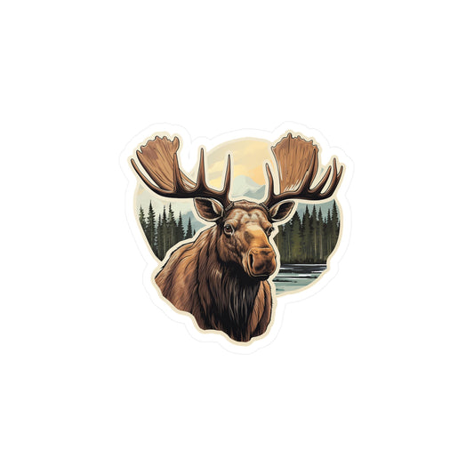 Moose Sticker