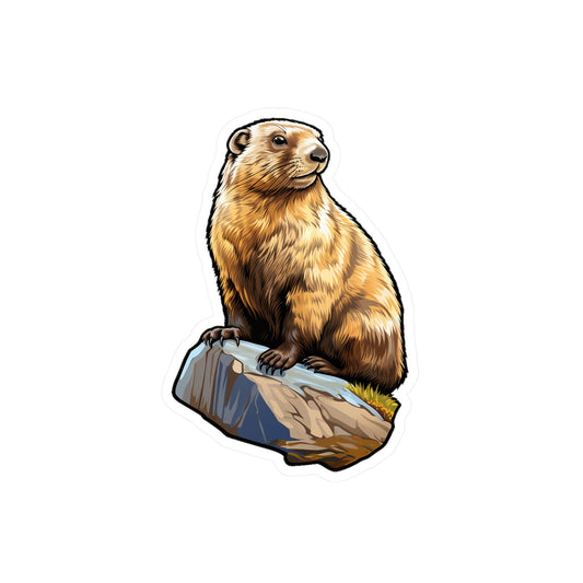 Olympic Marmot Sticker