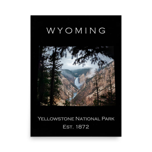 Yellowstone National Park - Black - Color