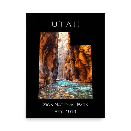 Zion National Park - Black - Color