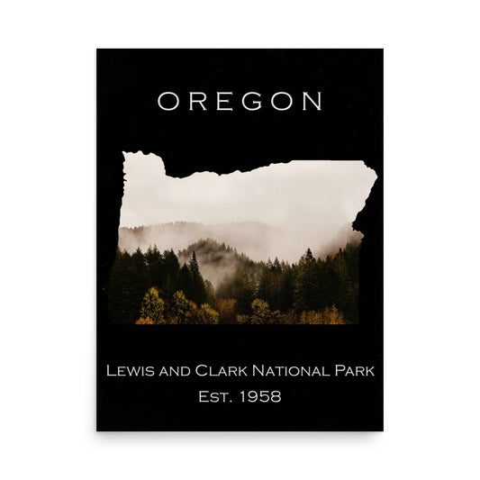 Lewis & Clark National Park - Black - Color