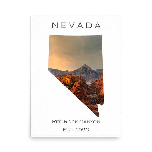 Red Rock Canyon - White - Color