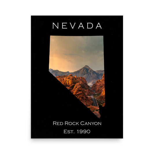 Red Rock Canyon - Black - Color