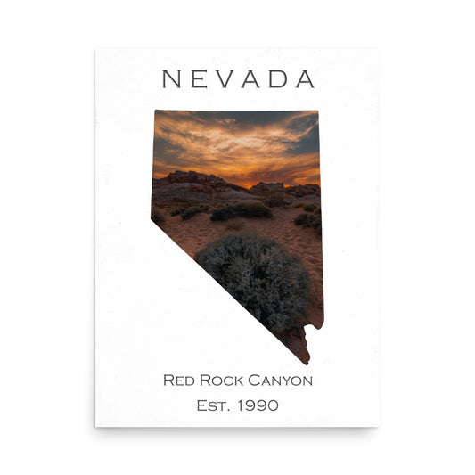 Red Rock Canyon - White - Color