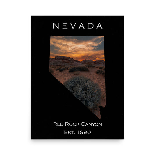 Red Rock Canyon - Black - Color