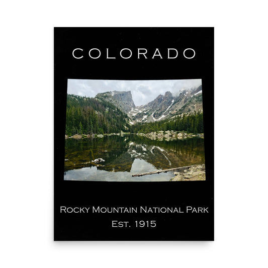 Rocky Mountain National Park - Black - Color