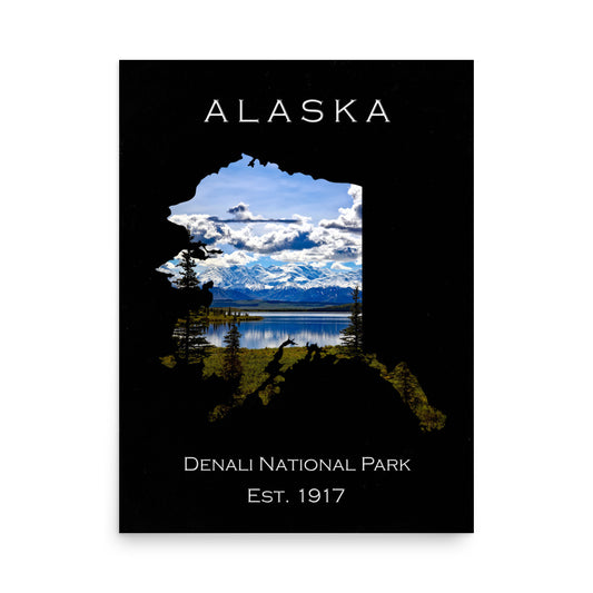 Denali National Park - Black - Color